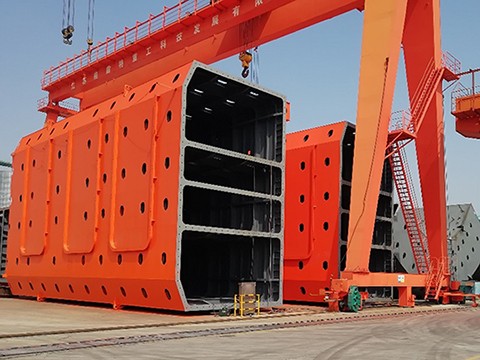 Anti Collision Box Steel Structure Box Body