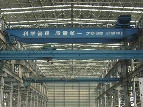 QE2×100t+100/20t桥式起重机